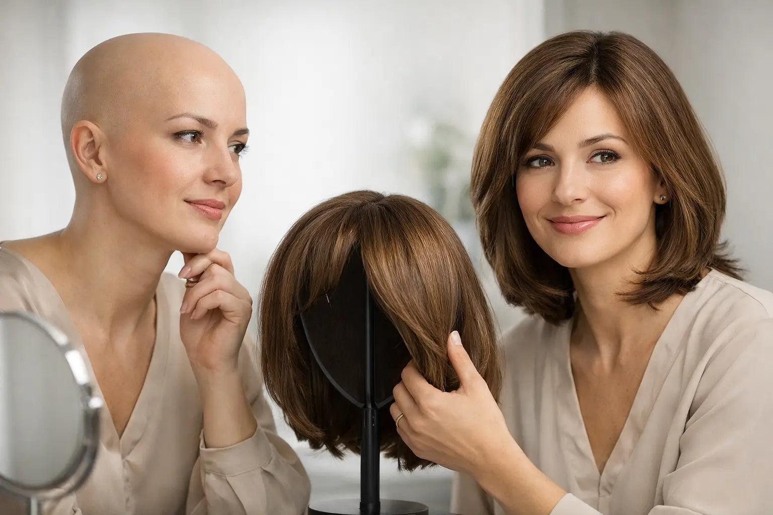 Caz: perucă pentru alopecie, aleasă cu grijă
