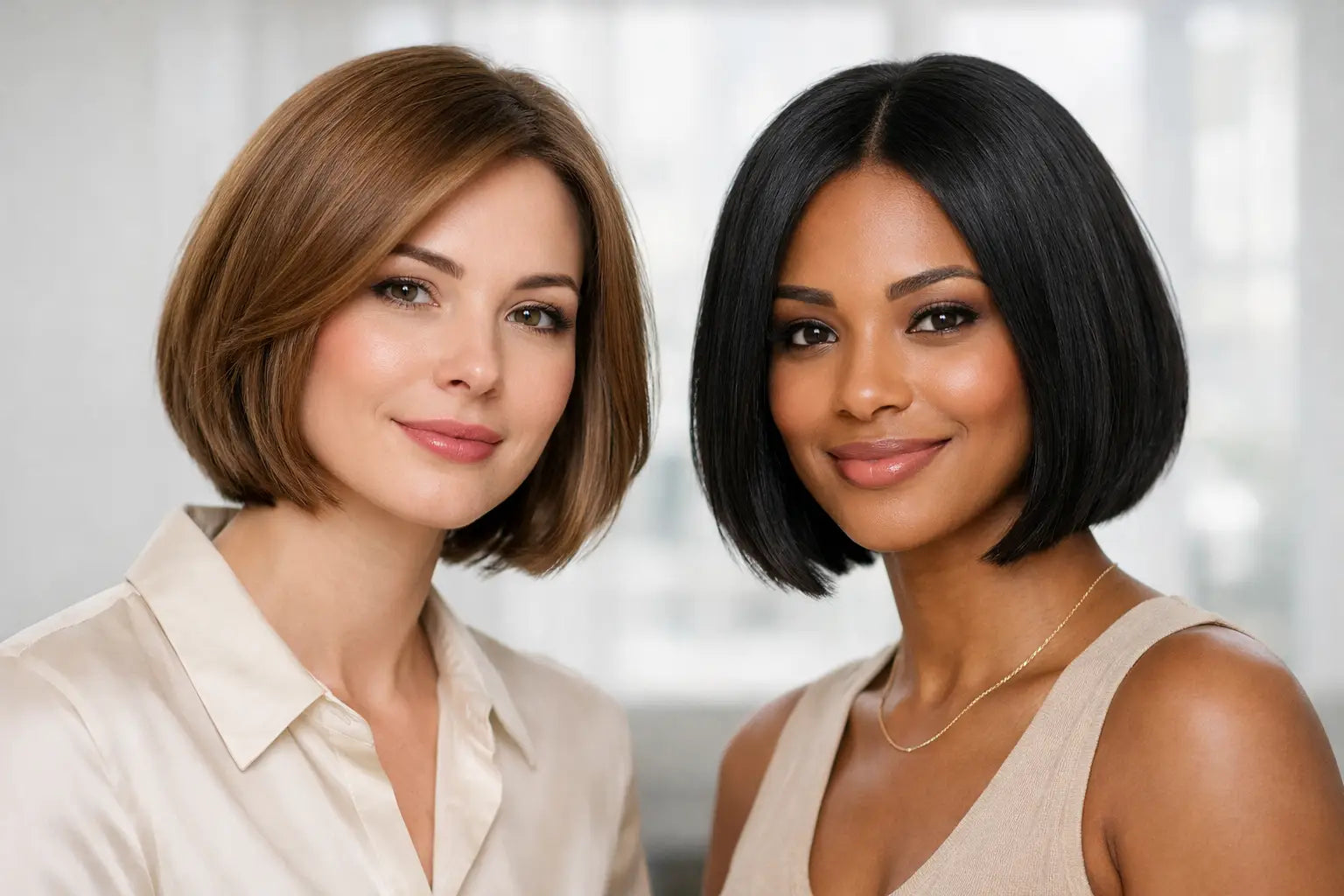 Modele de peruci bob naturale pentru un look firesc
