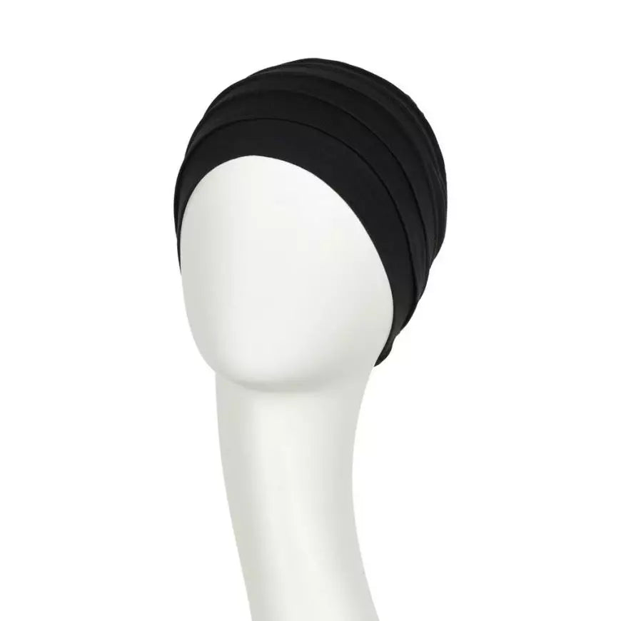 Turban Yoga - Negru - peruciprofesionale