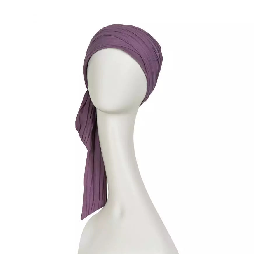 Turban Joli Scarf - Mov Prafuit - peruciprofesionale