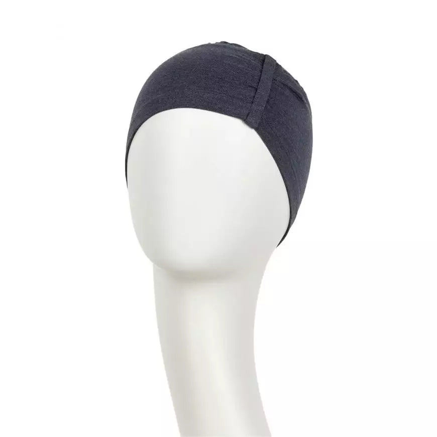 Turban Chandra Night Cap - Albastru Melange - peruciprofesionale