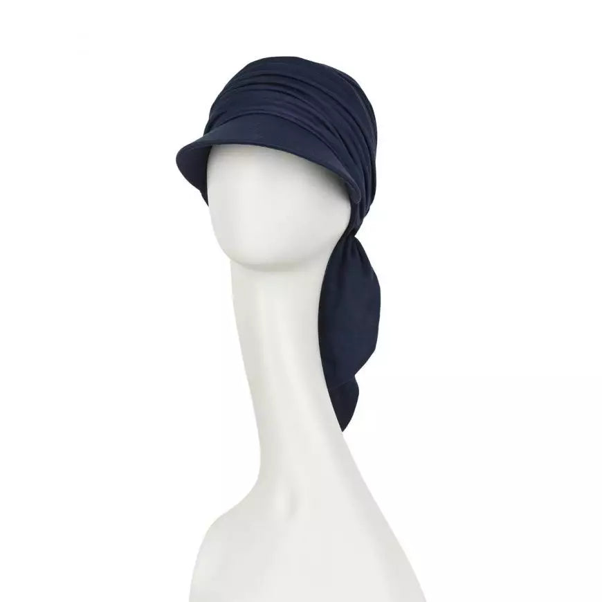 Turban B.B. Briana Sun Cap - Albastru Inchis - peruciprofesionale