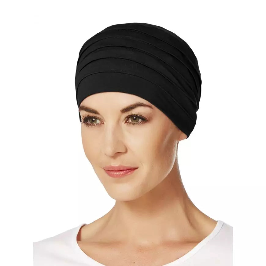 Turban Yoga - Negru - peruciprofesionale