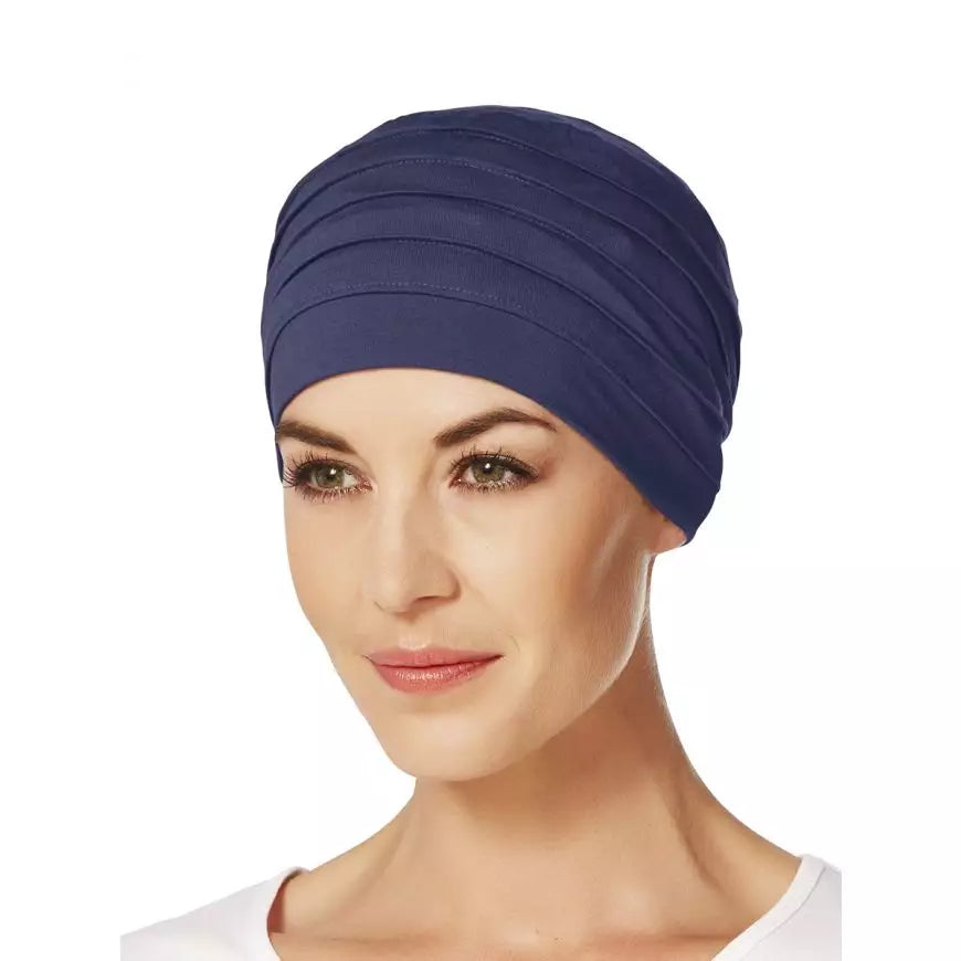 Turban Yoga - Albastru Inchis - peruciprofesionale