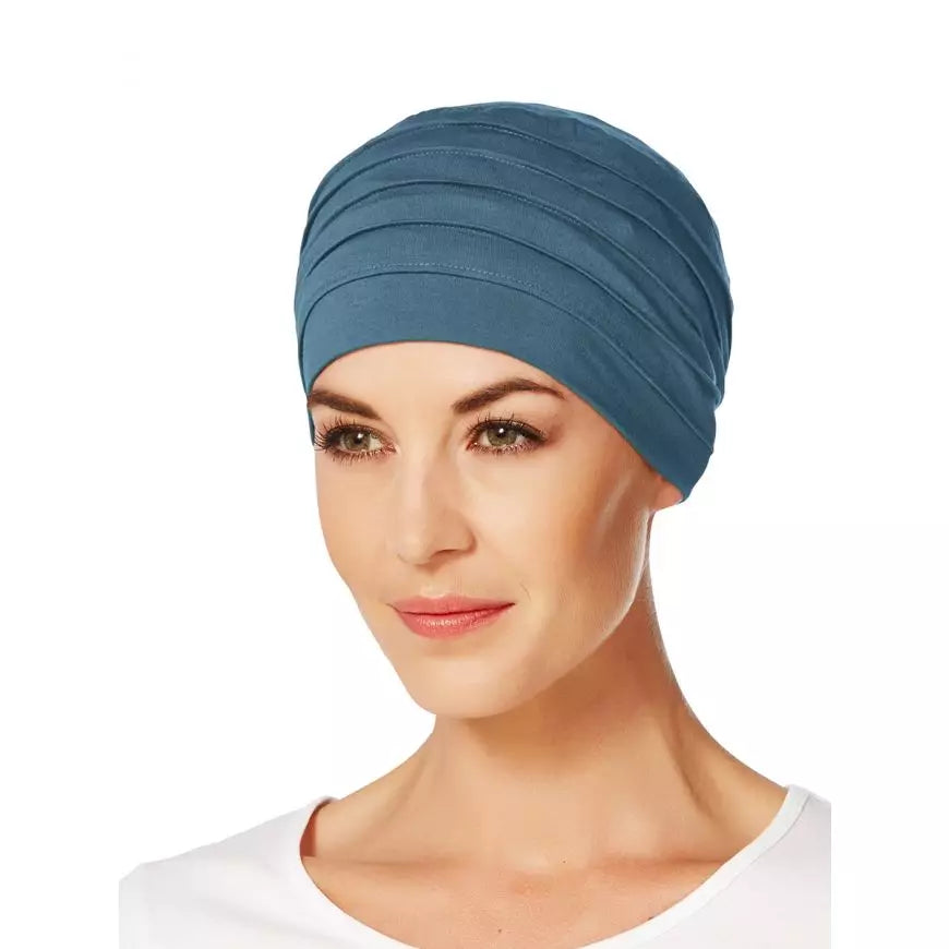 Turban Yoga - Albastru Ocean - peruciprofesionale