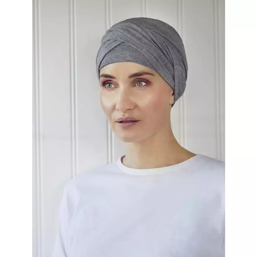 Turban Shakti - Gri Melange - peruciprofesionale
