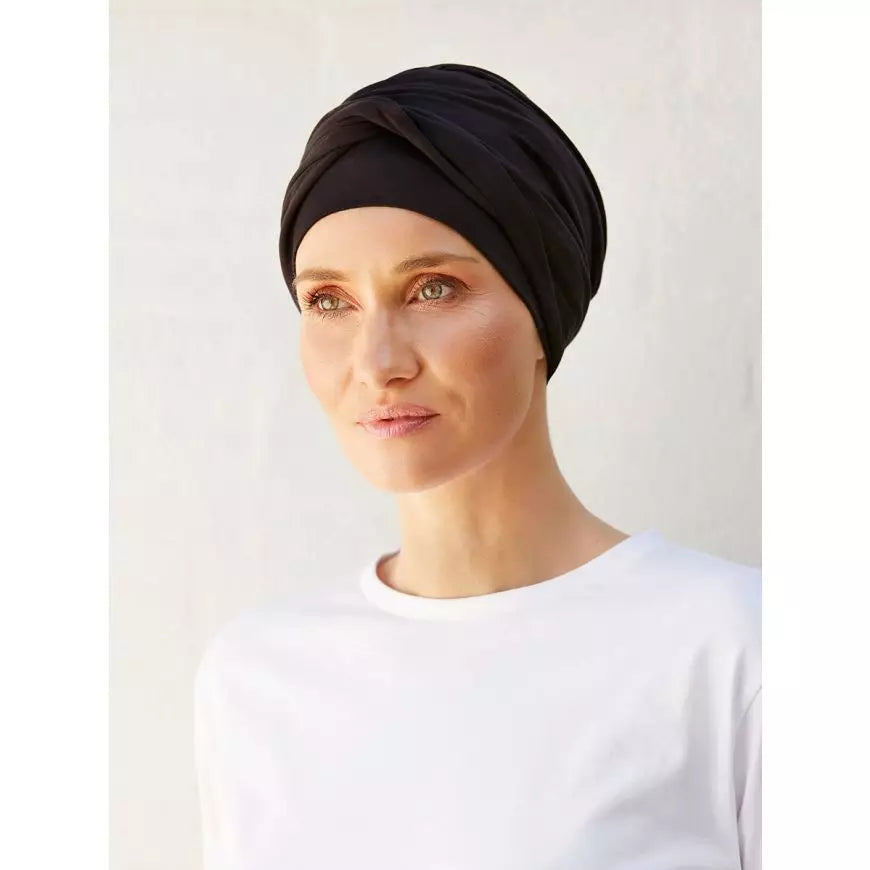 Turban Shakti - Negru - peruciprofesionale