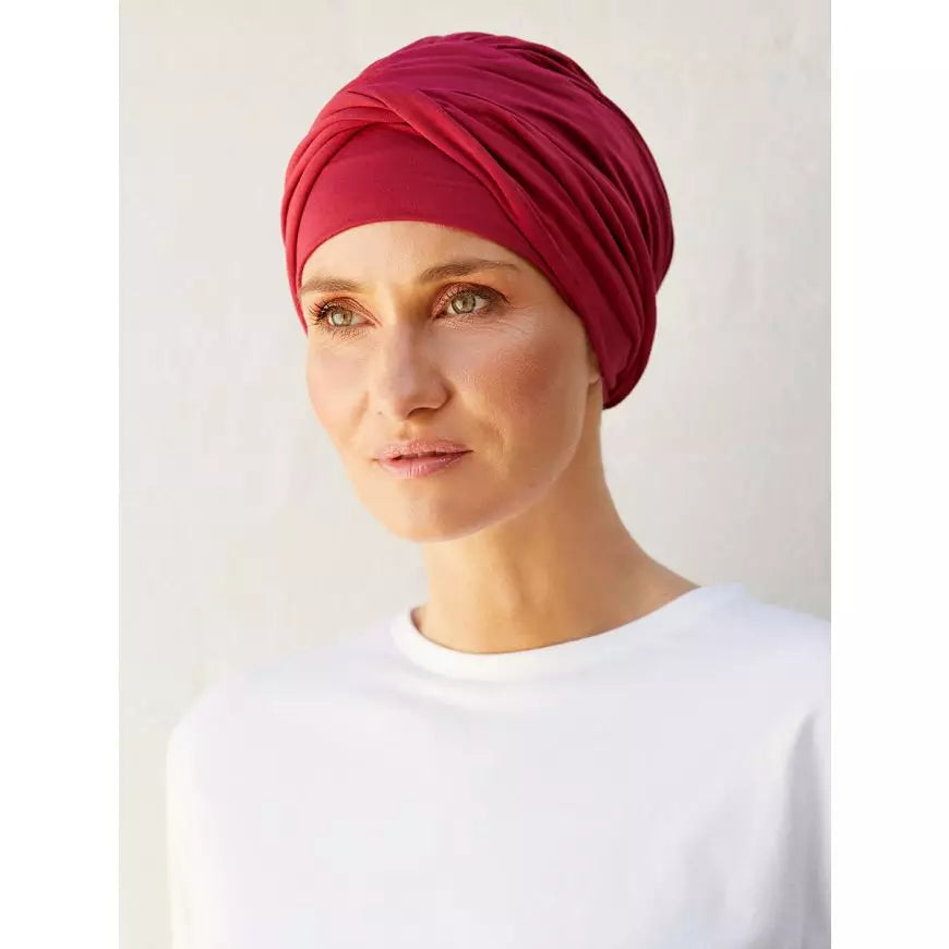 Turban Shakti  - Rosu - peruciprofesionale