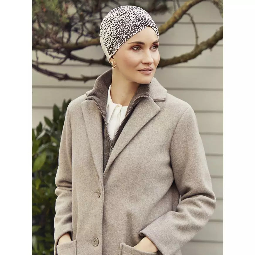 Turban Amia - Patchwork Leo - peruciprofesionale
