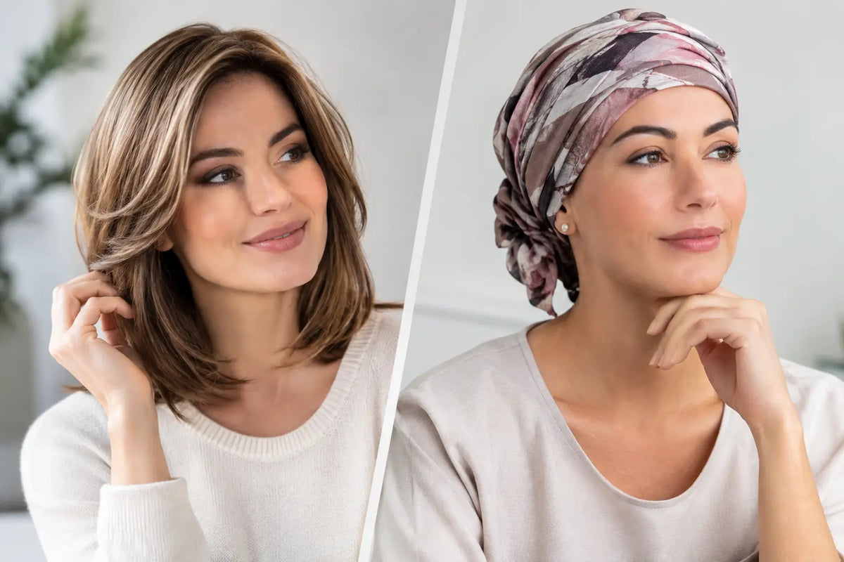 Perucă medicală versus turban: ce alegi?