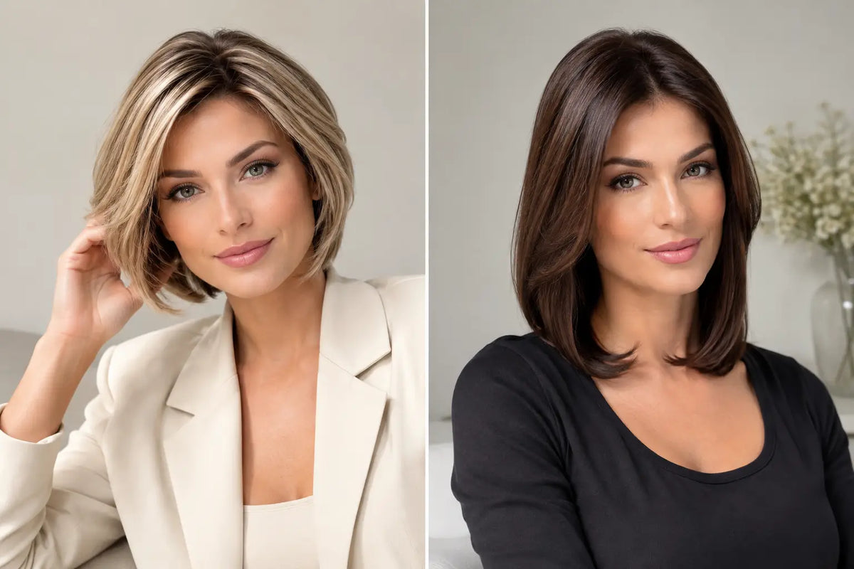 Perucă monofilament sau perucă clasică?