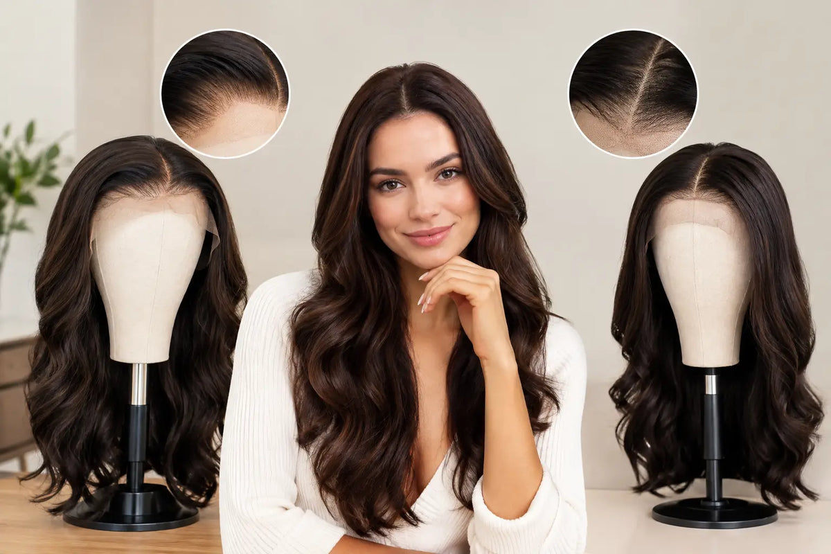 Perucă lace front versus full lace: alegerea potrivită