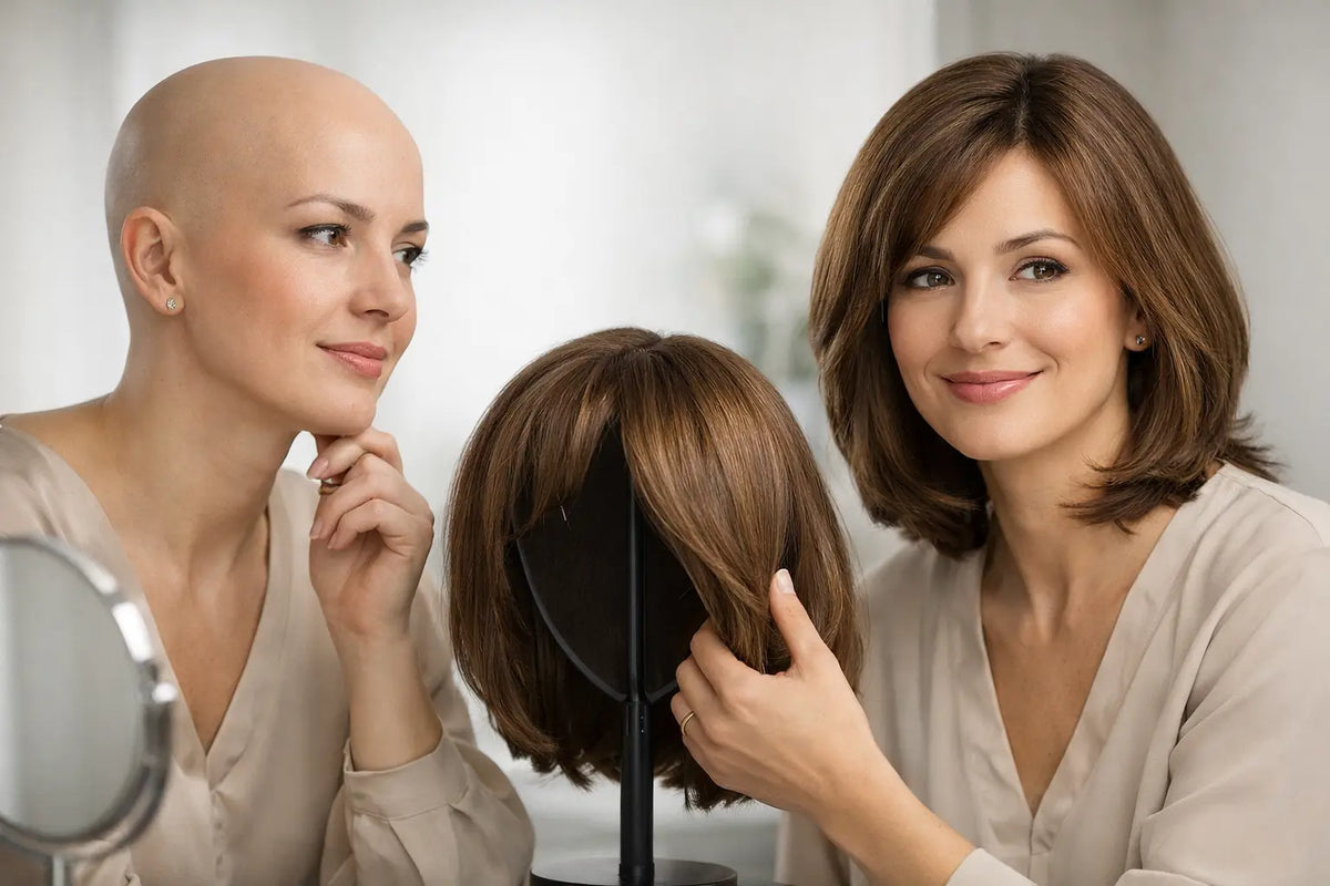 Caz: perucă pentru alopecie, aleasă cu grijă
